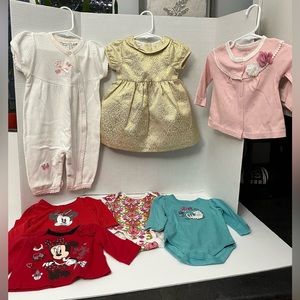 Group of designer brand baby girl clothes. Excellent condition Size 3-6M